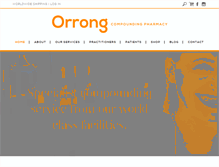 Tablet Screenshot of orrongpharmacy.com